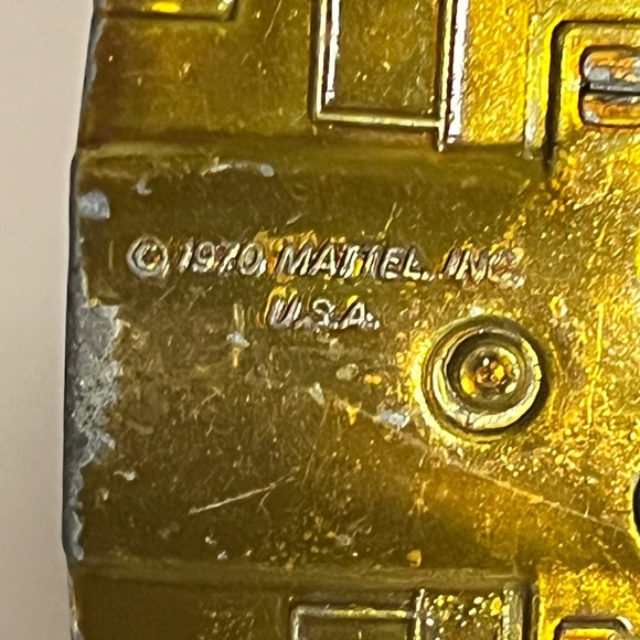 Vintage 1970 Hot Wheels Redline Mattel Hot Birds Star Grazer Gold Die Cast Plane - Picture 8 of 11